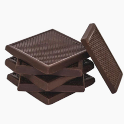 a stack of Nano K Kratom Extract Milk Chocolate Minis not in wrapper